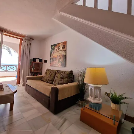 Duplex No 6 Directly At The Sea And Beach, Heated Pool, Wifi, Terrace * Playa de las Americas (Tenerife)