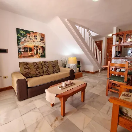 Duplex No 6 Directly At The Sea And Beach, Heated Pool, Wifi, Terrace * Playa de las Americas (Tenerife)